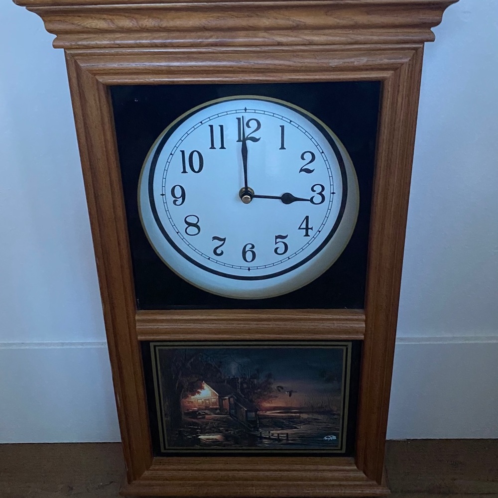 Terry Redlin "That Special "Time" Regulator Clock